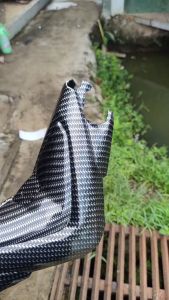 2pcs cover stang nmax old carbon glossy