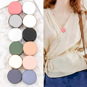 Buy Here 1ชุด กระดุมแม่เหล็ก ถอดออกได้ ไม่ต้องเย็บใช้งานง่าย เสื้อโค้ท กระเป๋า Magnetic Button