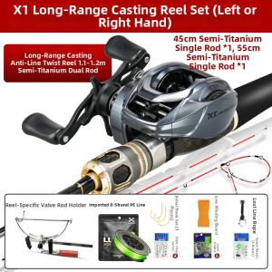 HISTAR | Titanium Carbon Bridge & Light Lead Fishing Rod with Reel