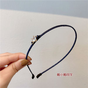 Daily Wear Metal Decorated Fine Hairpin Womens Crowned Headband Simple Elegance Fresh out Fashion Korean Style Hair Accessories