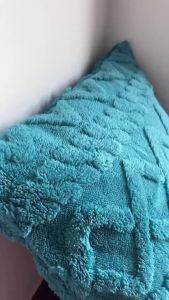 40×40cm New Design Double Sided Plush Pillow Cover Home Decoration Sofa Living Room Backrest Pillowcase