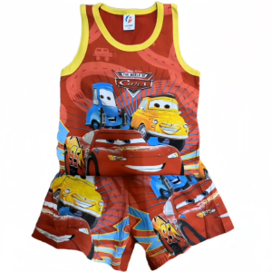 Kids Cotton Terno Sando And Shorts Clothes Set For Boy Comfortable and skin-friendly