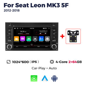 Navifly 7" Car Radio Multimedia Video Player Wireless CarPlay Android Auto For Seat Leon MK3 5F 2012-2018 GPS BT WIFI Autoradio