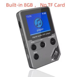 8G MP3 Player Zinc Alloy HiFi Sound Quality Entry-level Lossless Music Player Support TF Card / FM / E-book