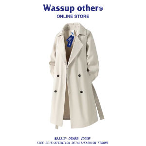 WASSUP ISSUE | Retro Casual Long Coat Autumn Spring Overknee Jacket