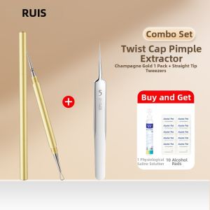 RULIS | Precision Blackhead Remover Pimple Extractor Set for Beauty Salons