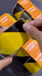 Wholesale 12pcs Floor Marking Tape Caution tape Barricade Tape Warning Tape Yellow/Black