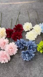 Bunga Anemone X3 Cabang/Bunga Hias Dekor/Bunga Artificial (NK-122)