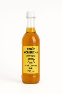 พิเศษ ชาหมัก คอมบูชา Kombucha รส Original ดีท็อกซ์ ท้องผูก มีโพรไบโอติกสูง Probiotic keto เจ Vegan organic