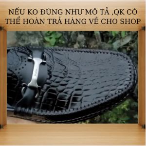 Giày lười da nam mã k286giày da nam cao cấp hàng tinh xảo chất lượng thượng hạnghàng việt nam với chất liệu da bò trơn và dập vân cá sấu..