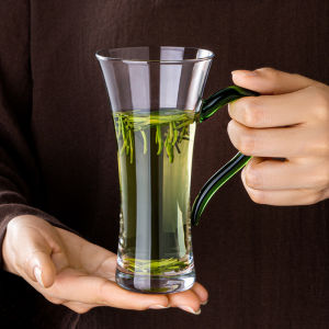 YIHUTEA | High-temperature Resistant Handle Office Green Tea Cup