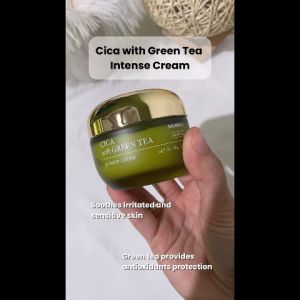 SKIN627 Cica With Green Tea Intense Cream 50g | Korea Skincare Calming Soothing Moisturizer Cream