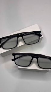 Kacamata Photocromic Lensa Minus -0.50 s/d -6.00 Frame Kotak Lentur Wanita Pria