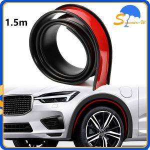 150cm Stiker Pelindung Fender Mobil Karet Universal Silica Fender Guard Bar 3D Fender Protection Mud Splash Guard