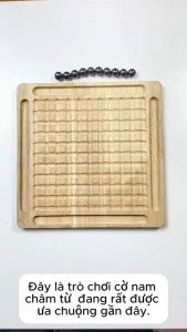 Trò chơi cờ bi từ tính bằng gỗ rèn luyện trí tuệ