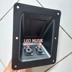 PLAT BOX SPEAKER BAHAN BESI CEKUNG TERPASANG SCOKET AKAI BAHAN IMPORT