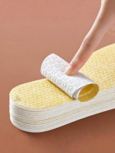 LINGMIAO | No Sock Comfort Insoles Anti-Slip Sweat Absorbent