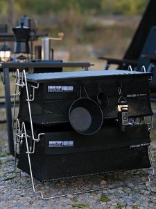 CampBoost SHINETRIP Folding Basket Box Storage Box Kitchen Organizer Cabinet Foldable Storage Bag Camping Box Outdoor