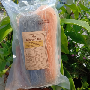 Bún gạo khô Mountain Farmers ( bún gạo mix nhiều màu) sợi tròn nhỏ dẻo dai sạch hữu cơ tốt sức khỏe