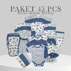 Paket 45 PCS Paket Brojol Paket Lahiran Lengkap Baju dan Celana Bayi Baru Lahir New Born Cewek-Cowok Paket Hemat Bayi Baru Lahir SNI gift hadiah lahiran
