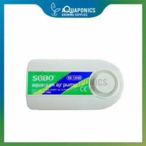 SOBO Aquarium Air Pump 2 X 6.5L/Min 4W Double Output SB-12000 Adjustable Output - Lazada