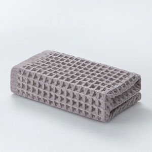 1/4/6pcs Cotton Bath Towel Set for Adult Child Super Absorbent Soft Bathroom Waffle Towel Solid Color Kitchen Clean Towels