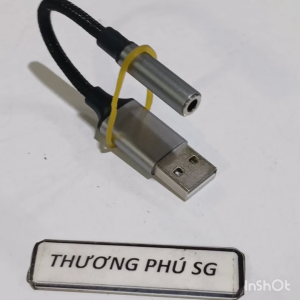 USB âm thanh ra 3.5 ly (4 điểm cực) / USB Sound Card Voice 7.1
