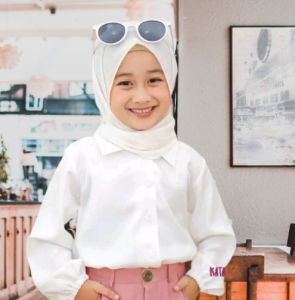 Kemeja anak permpuan sangat lucu dan imut muat umur 5.10thn  terbaru bisa bayar di tempat COD