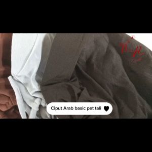 Ciput arab tali pad / inner turki basic pet tali kaos