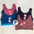 (1 pc) Miniset sport rajut remaja dan wanita dewasa Xisimei // BH sport seamless bahan knit premium melar banyak kualitas impor. 