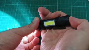 flashlights mini ไฟฉายแรงสูง ชาร์จแบตได้ ปรับได้ 3 รูปแบบ LED Flashlight USB Charger