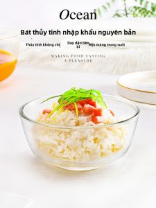 Bộ Bát Gạo Kính Trong Suốt Dùng cho Nhà Lớn
