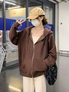 SUHUIQIAN | New Casual Hooded Loose Thin Jacket