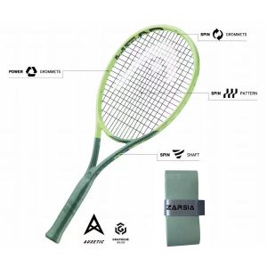 Exclusive Color 10 Pieces HEAD EXTREME Avocado Green Super Sticky Sweat Absorbent Badminton Racket Grip Tape Sport Yoga Fitness