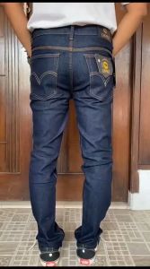 COD - Celana Jeans Panjang Garmen Pria Lelaki Dewasa Pensil Slimfit Slim fit Skinny Stretch Street Strit Melar Karet / Cowo / Cowok / Murah / Garment Denim / Warna Hitam Item Black Biru Dongker Navy Polos / Jumbo / Besar / Terbaru 2023