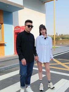 เสื้อคนอ้วน สำหรับผู้ชาย เสื้อเชิ้ต 45-55นิ้ว พารามิเตอร์ผู้ชาย ไซส์ใหญ่ ผ้านั้นยิ่งปลอดภัย