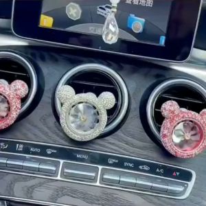 Nước Hoa Sáp Thơm Hình Gấu Siêu Xinh Quạt Cài Cửa Gió Điều Hoà Oto