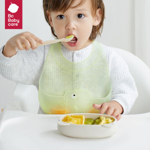 Bc Babycare Thin Silicone Bib Baby Baby Bib Bib Waterproof ChildrenS Meal Anti-Dirty Saliva Bib