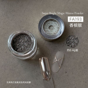 Classy Nail Art Boutique Super Bright Magic Mirror Effect Powder New Arrival Flash Gold and Silver Bronze Delicate Mirror Glitter Nail Ornament