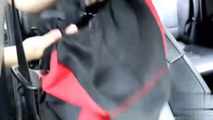 TRUSTY ผ้าหุ้มเบาะรถยนต์คู่หน้า ผ้าคลุมเบาะรถยนต์ กันรอย กันเปื้อน 4 pcs. Front Car Seat Cover NO.3667