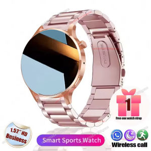 2026 New Mens Smart Watch 1.52 HD Display Health Tracking Bluetooth Calling Voice Assistant Sports Smartwatch for Andorid IOS
