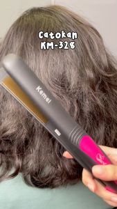 READY STOK!! Catok Rambut Kemei 2131 Lurus Profesional / Catokan Alat Pelurus Rambut Panas Cepat KM-2131