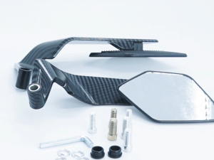 Side Mirror For Motorcycle Wind Wing Rotating V5 Aerodynamic Foldable Mirror Universal
