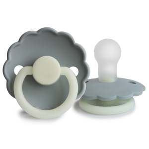 Frigg Natural Latex Silicone Baby Pacifier Single Petal Design Lullaby Effect Suitable for Newborns And Infants