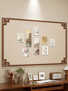 Creative Photo Wall Adhesive Felt Board Cork Board Kindergarten Display Board Picture Frame Background Board Soft Wood Board