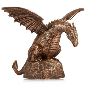 Dragon Water Fountain Garden Decoration Garden Dragon Statue Fountain Décor Resin Fountain Sculpture Dragon Fountain Ornament