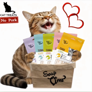 Soup Time Creamy Lickable Cat Treats 14g x 5 (5 Flavours)
