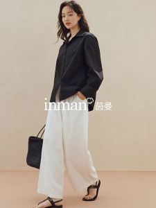 INMAN | Women Commuter Loose Long Sleeve Layering Blouse
