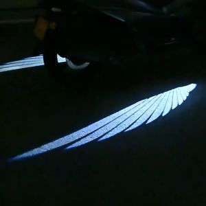 Motorcycle Angel Wings Tail LightsAngel Wing Projection Welcome Light Lights Angel Wings Warning Lights Motorcycle Decorative Light