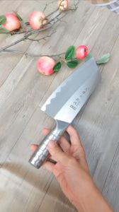 DAO LÀM BẾP NHẬT CAO CẤP CÁN THÉP ĐẶC NGUYÊN KHỐI KHÔNG GỈ